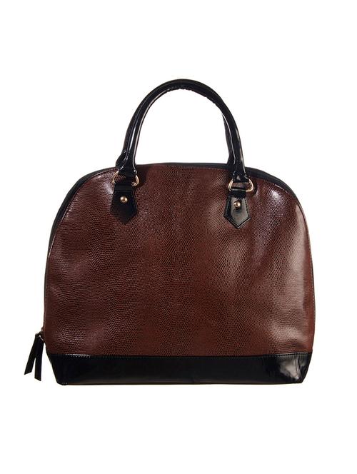 brown zip handbag - 10312365 - Very Small Image - 1