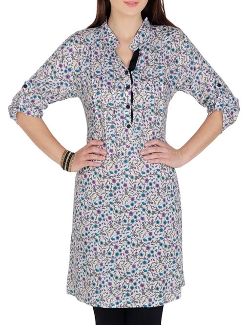 azira multi straight rayon kurta - 10317561 - Very Small Image - 1