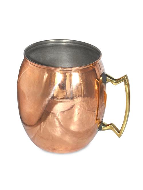 asiacraft 100 % pure copper mugs for moscow mules set of 6??? (16-ounce/set of 4, smooth, nickel lined)- lacquered finish ??? fd - 10326138 - Very Small Image - 1