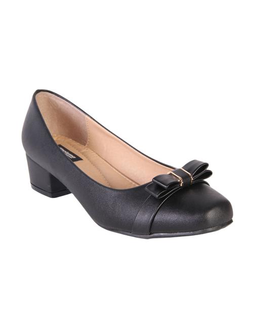 black leatherette pumps - 10327625 - Very Small Image - 1