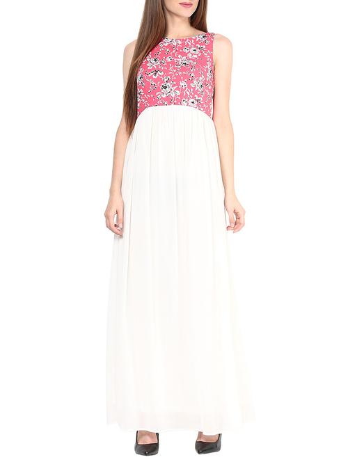 cream crepe dress - 10328051 - Very Small Image - 1