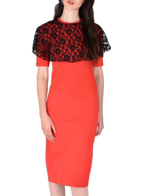 red cotton dress - 10338832 - Very Small Image - 1