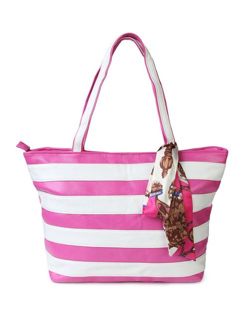 multi coloured polyester tote - 10346356 - Very Small Image - 1