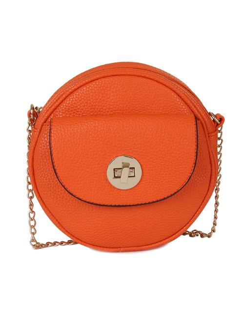 orange leatherette sling bag - 10346359 - Very Small Image - 1