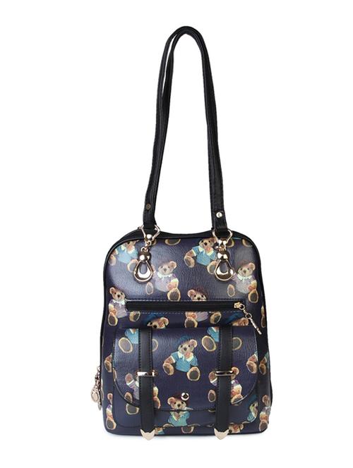 blue printed sling bag - 10346367 - Very Small Image - 1