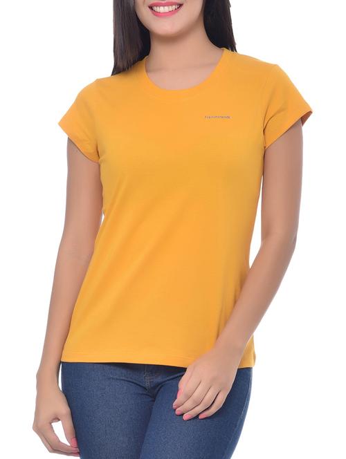 yellow cotton t-shirt - 10346485 - Very Small Image - 1
