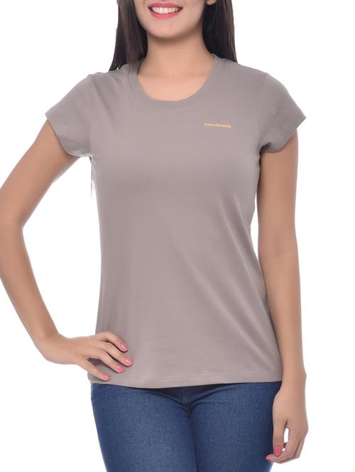 grey cotton regular tshirt - 10346487 - Very Small Image - 1