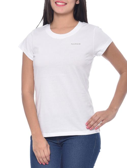 white cotton regular tshirt - 10346491 - Very Small Image - 1