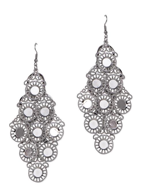 circular mirror work metal danglers - 1034840 - Very Small Image - 1