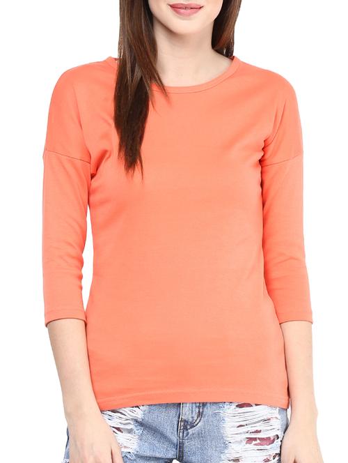 round neck solid tee  - 10352989 - Very Small Image - 1