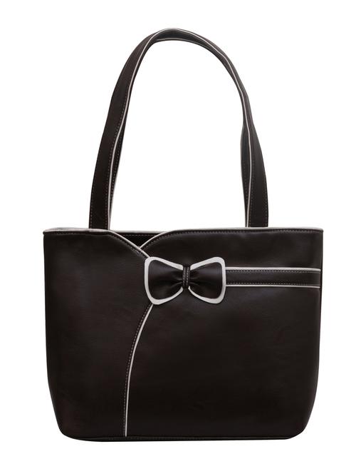 brown leatherette handbag - 10356455 - Very Small Image - 1