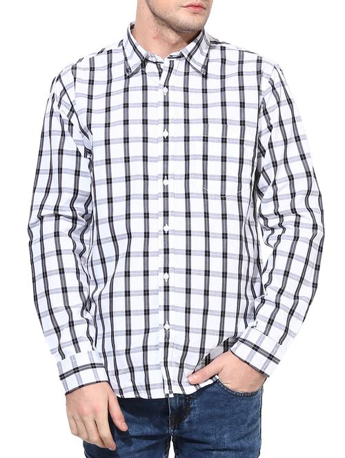 white cotton casual shirt - 10358882 - Very Small Image - 1