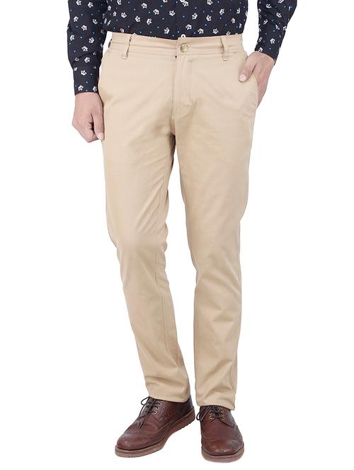 beige cotton trouser - 10358979 - Very Small Image - 1