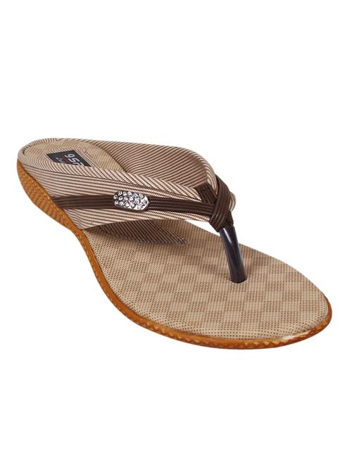 9space beige fabric flats  - 10365947 - Very Small Image - 1