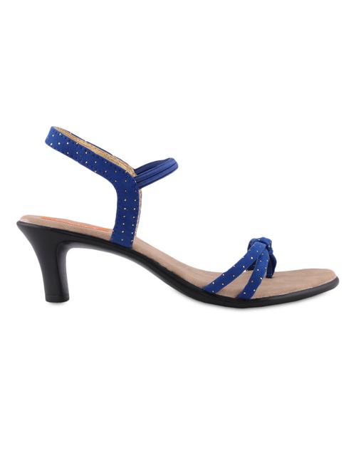blue polka leatherette sandals - 1038399 - Very Small Image - 1