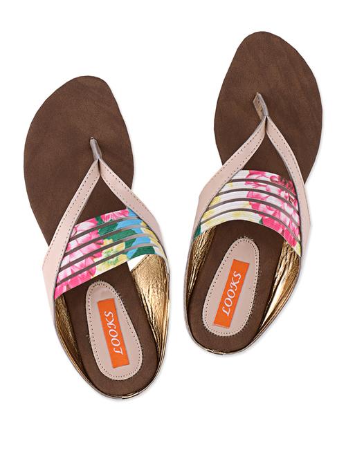 floral printed leatherette flats - 1038438 - Very Small Image - 1