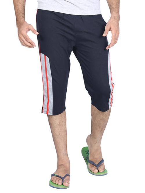 black cotton blend three - fourths - 10388664 - Very Small Image - 1