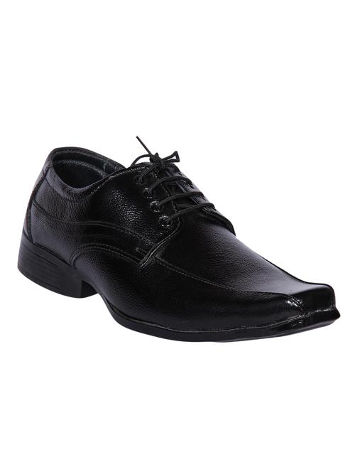 black leatherette formal shoes - 10388810 - Very Small Image - 1