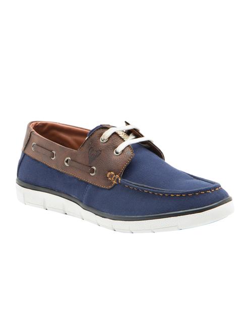 randier blue canvas  casual shoes - 10397745 - Very Small Image - 1