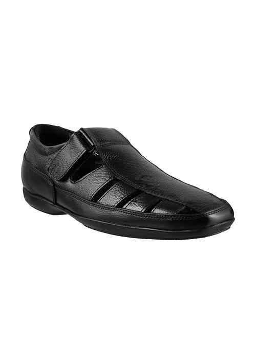 black leather sandals - 10403421 - Very Small Image - 1