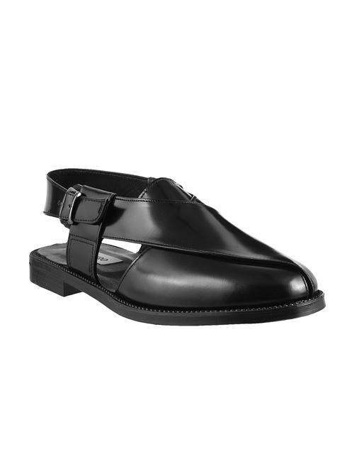 black leather sandals - 10403428 - Very Small Image - 1
