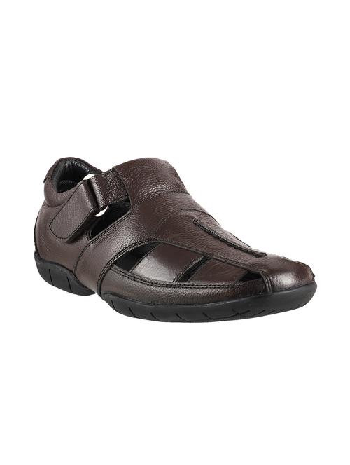 brown leather sandals - 10403437 - Very Small Image - 1