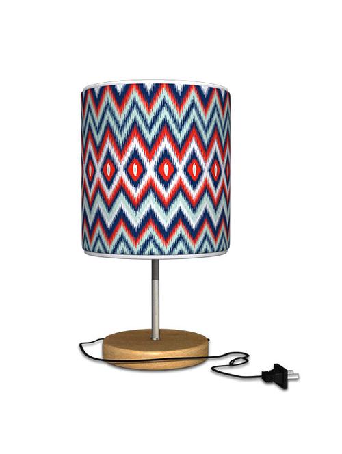 geometric pattern ikat table lamp - 10407613 - Very Small Image - 1