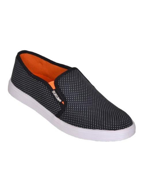 black canvas slip on shoe - 10408798 - Very Small Image - 1