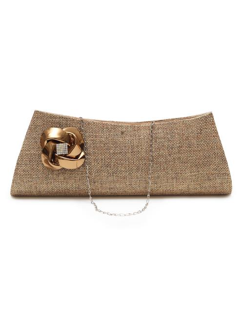 brown jute ethnic clutch - 10411603 - Very Small Image - 1