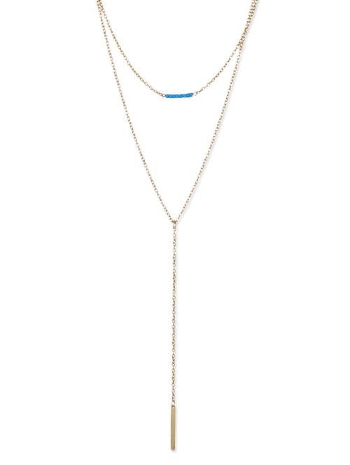 gold,blue metal alloy necklace - 10411870 - Very Small Image - 1
