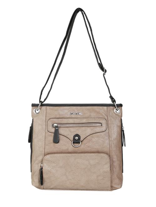 brown, black leatherette handbag - 10412516 - Very Small Image - 1