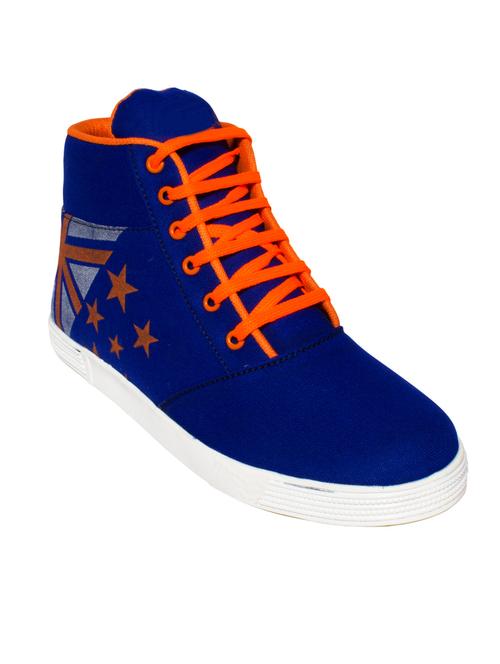 blue canvas sneakers - 10413815 - Very Small Image - 1