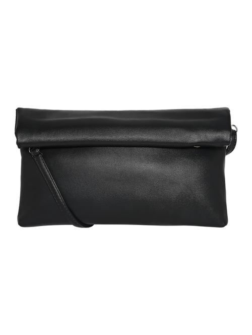 black leatherette clutch - 10416296 - Very Small Image - 1