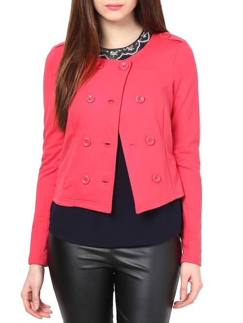 red cotton jacket - 10420262 - Very Small Image - 1