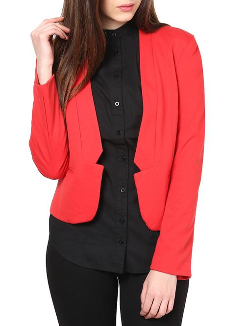 red cotton jacket - 10420268 - Very Small Image - 1