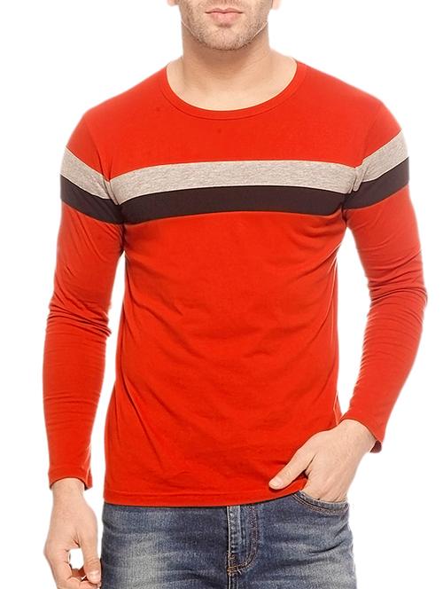 red cotton t-shirt - 10420756 - Very Small Image - 1