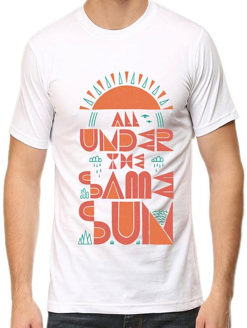 white cotton tshirt - 10431982 - Very Small Image - 1