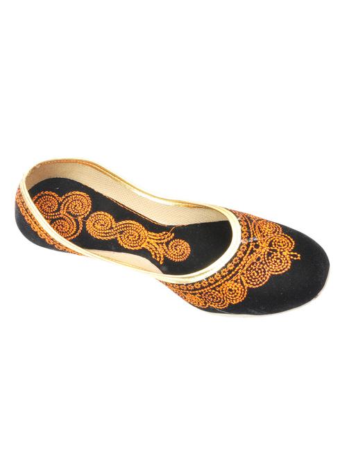 yellow leatherette mojari - 10433302 - Very Small Image - 1