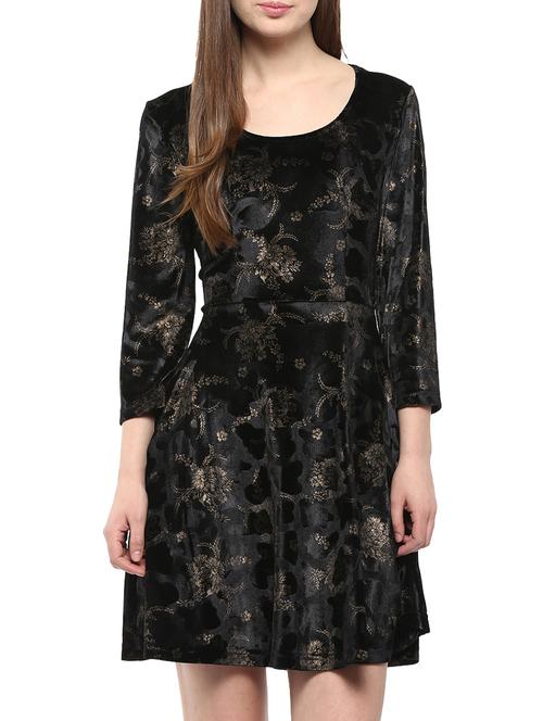 harpa black poly cotton  mini dress - 10438408 - Very Small Image - 1