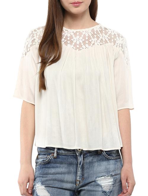 harpa offwhite viscose top - 10438426 - Very Small Image - 1