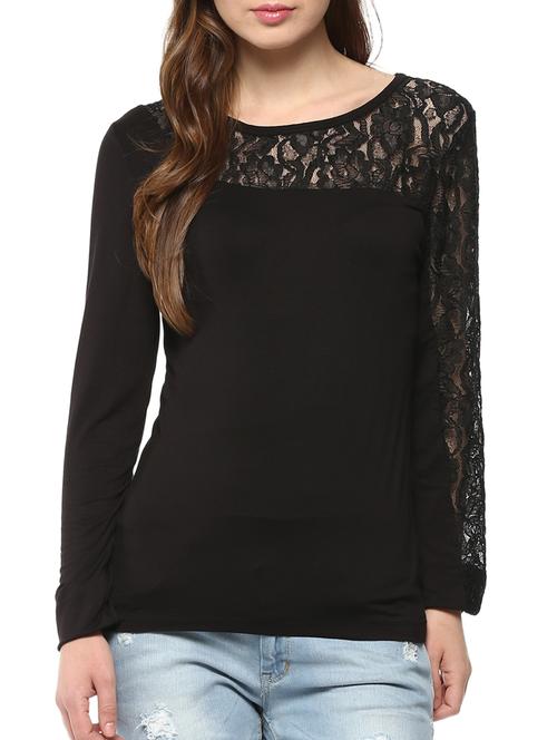 harpa black viscose spandex top - 10438435 - Very Small Image - 1