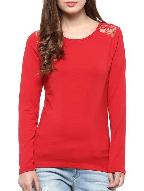 harpa red cotton spandex top - 10438441 - Very Small Image - 1