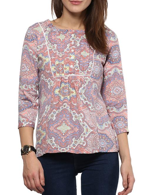 harpa pink rayon top - 10438520 - Very Small Image - 1