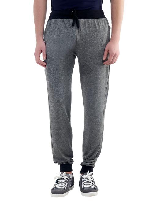 grey cotton blend track pant - 10438528 - Very Small Image - 1