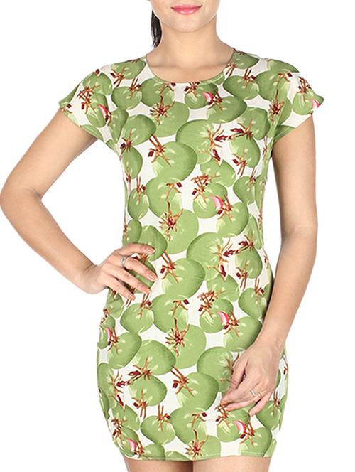 green crepe dress - 10443704 - Very Small Image - 1
