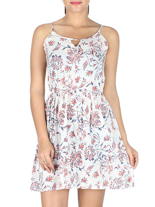 brown rayon dress - 10443711 - Very Small Image - 1