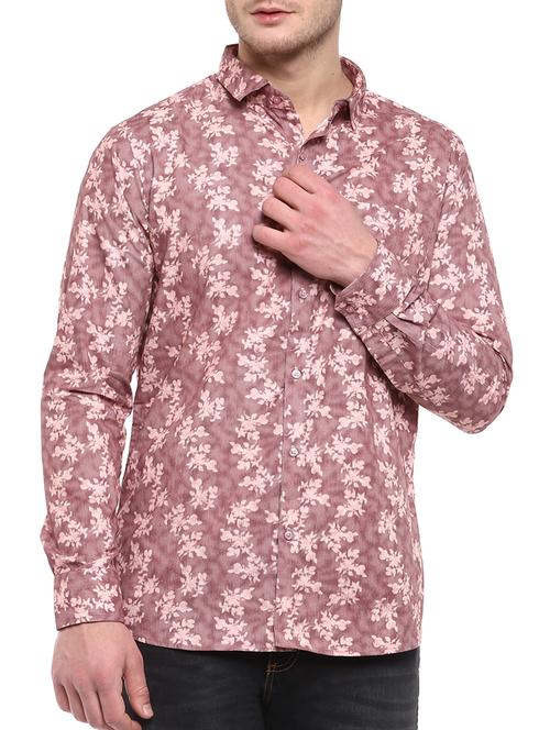 red colored, cotton casual shirt - 10443958 - Very Small Image - 1