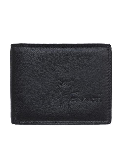 black genuine leather wallet - 10444420 - Very Small Image - 1