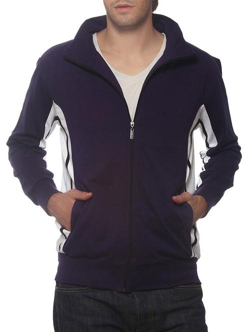 navy blue cotton sweatshirt - 10444919 - Very Small Image - 1
