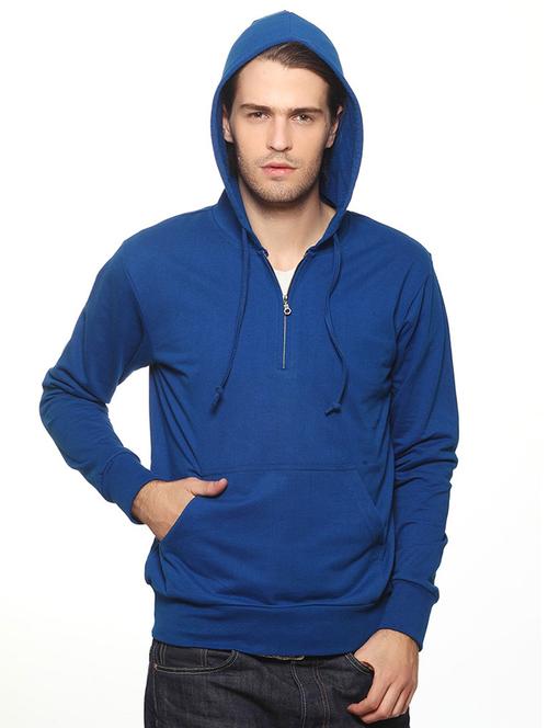 blue cotton sweatshirt - 10444926 - Very Small Image - 1